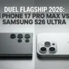 Adu Kamera iPhone 17 Pro Max vs Android Flagship 2026: Siapa Raja Sinematik Terbaru?
