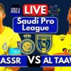 Al Taawoun Berjuang untuk Tangga 5 di Saudi Pro League
