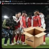 Arsenal Mengalami Kegagalan di Final Liga Champions, Lawan Mereka Mengolok-Olok