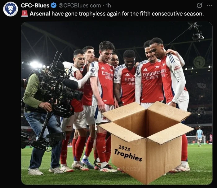 Arsenal Mengalami Kegagalan di Final Liga Champions, Lawan Mereka Mengolok-Olok