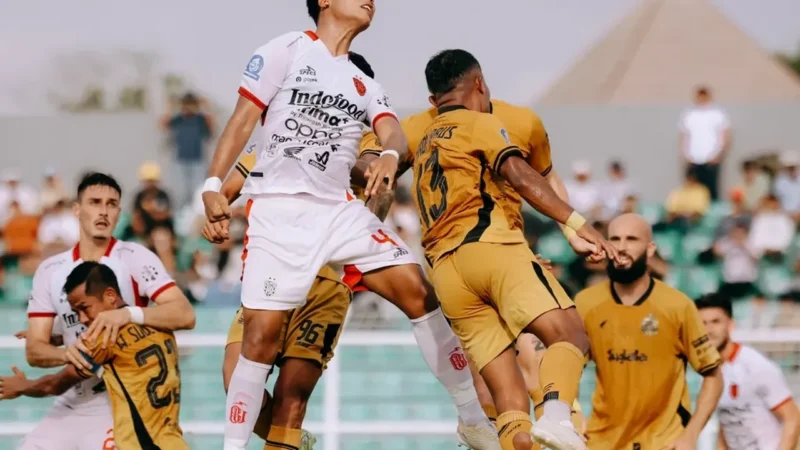 Bali United Hancurkan Bhayangkara FC 4-1 di Stadion Kapten Dipta