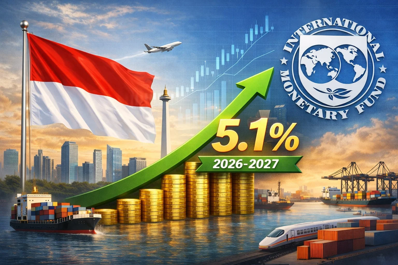 Bappenas Dorong Pertumbuhan Ekonomi Indonesia hingga 7,5% pada 2027