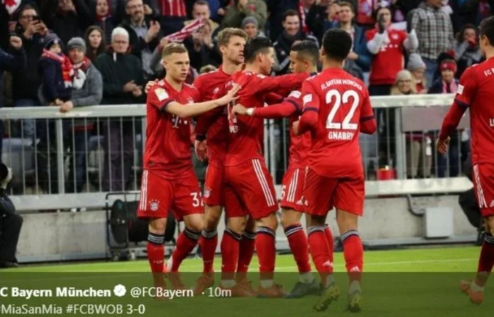 Bayern Muenchen Kembali Raih Kemenangan Tipis atas Wolfsburg di Pekan 33 Liga Jerman