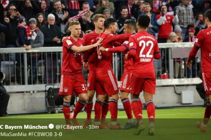 Bayern Muenchen Kembali Raih Kemenangan Tipis atas Wolfsburg di Pekan 33 Liga Jerman