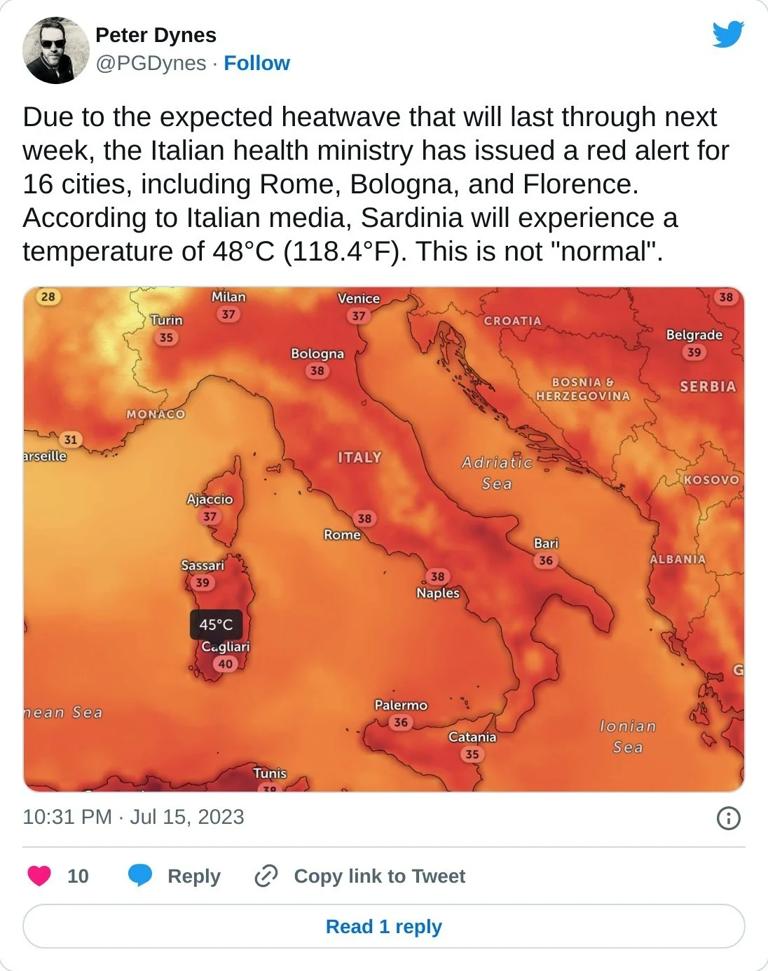 Bologna Terancam Red Heatwave Alert: Apa yang Perlu Diketahui