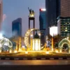 Bundaran HI Mengudara dengan Keindahan Ornamen Lampu Buddha