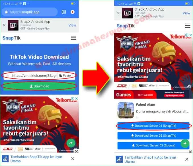 Cara Mengunduh Video TikTok Tanpa Watermark di HP dan PC