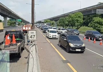 Contraflow di KM 55-65 Tol Jakarta-Cikampek, Antisipasi Peningkatan Volume Kendaraan