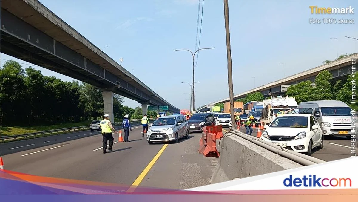 Contraflow di Tol Japek KM 55-65: Mengurai Kemacetan pada Libur Panjang