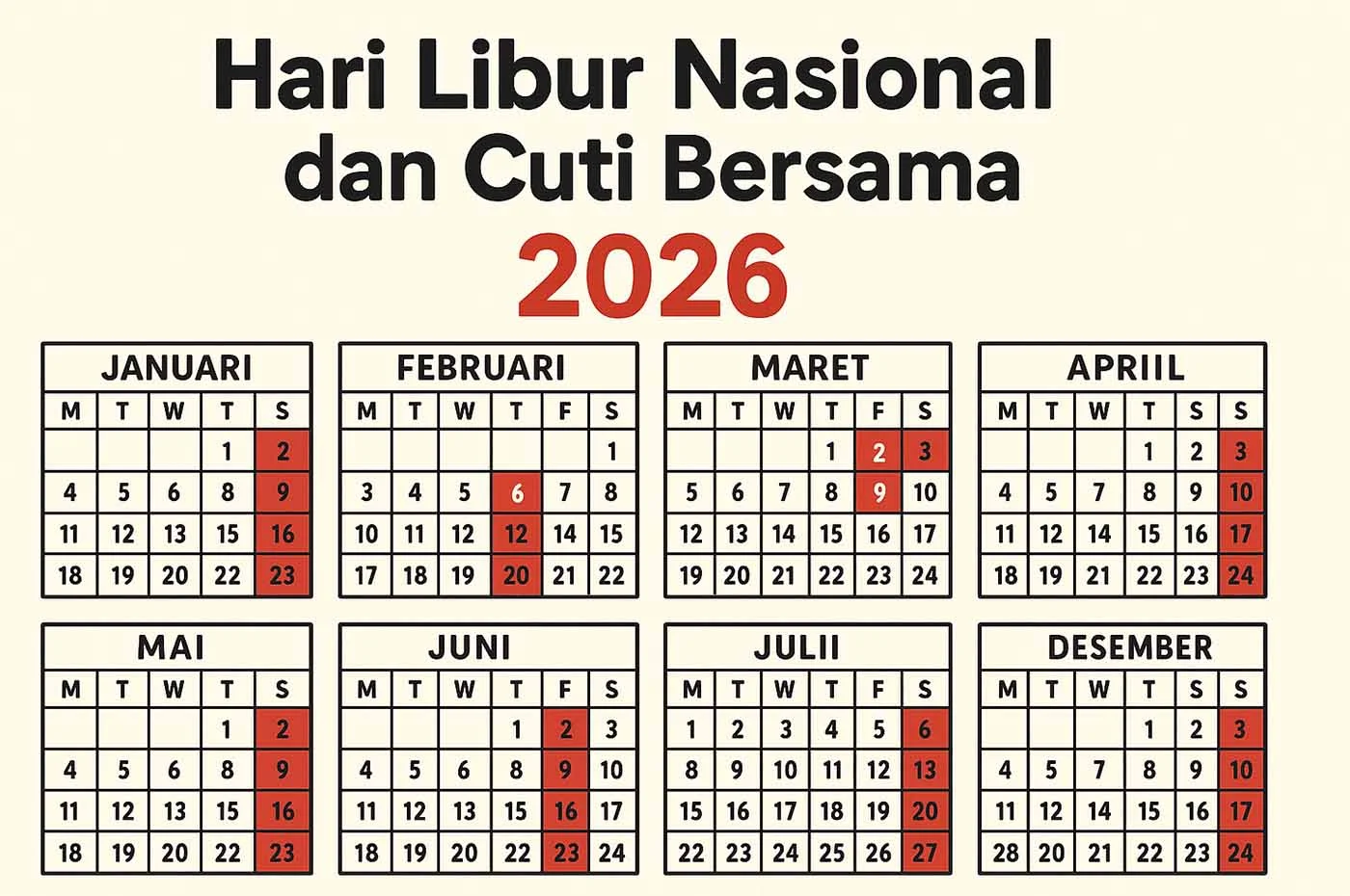 Cuti Bersama Idul Adha 2026: Jadwal Libur Nasional dan Cuti Bersama