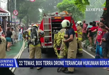 Dirut Terra Drone Digugat Kriminal dalam Kasus Kebakaran Gedung