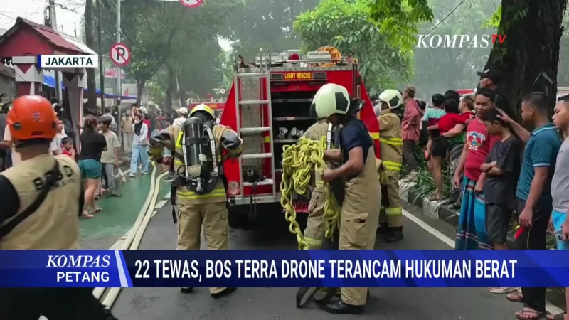 Dirut Terra Drone Digugat Kriminal dalam Kasus Kebakaran Gedung