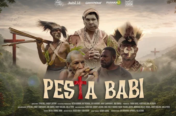 Film Pesta Babi: Poster Resmi Versi Indonesia dan Inggris Diperkenalkan