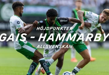 Gais Menang Lawan Hammarby di Derbi