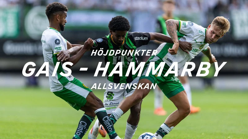 Gais Menang Lawan Hammarby di Derbi