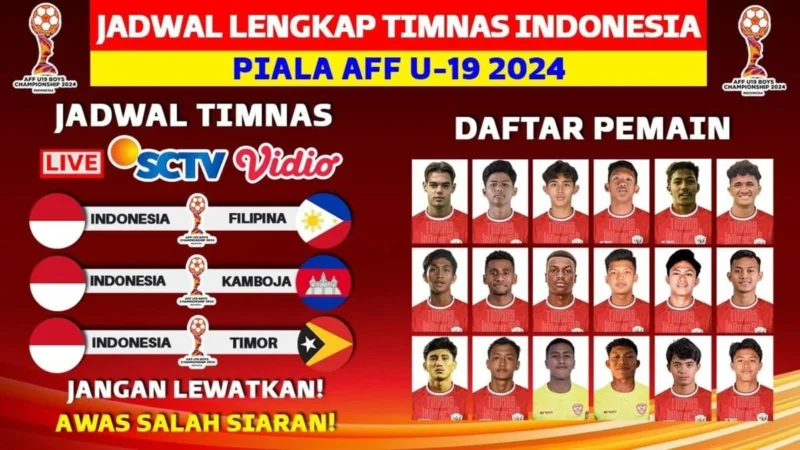 Garuda Muda Siap Menggigit, Ini Jadwal Lengkap Timnas Indonesia U19 di Grup A Piala AFF 2026