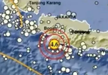 Gempa 4,6 Magnitudo Guncang Sukabumi, Getaran Terasa hingga Depok