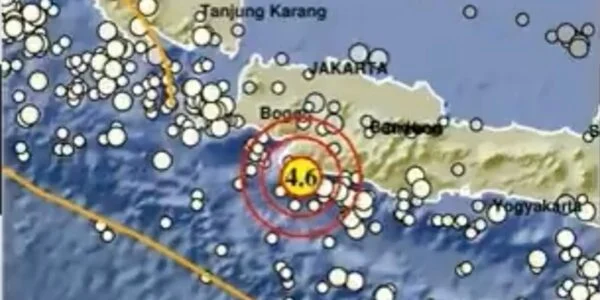 Gempa 4,6 Magnitudo Guncang Sukabumi, Getaran Terasa hingga Depok