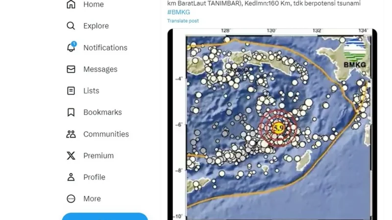 Gempa 6,7 Magnitudo di Tanimbar Maluku: Mengapa Tak Berpotensi Tsunami