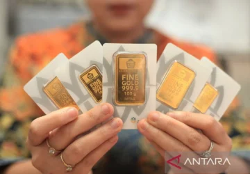 Harga Emas Antam Melonjak Drastis, Sentuh Rp2,859 Juta per Gram