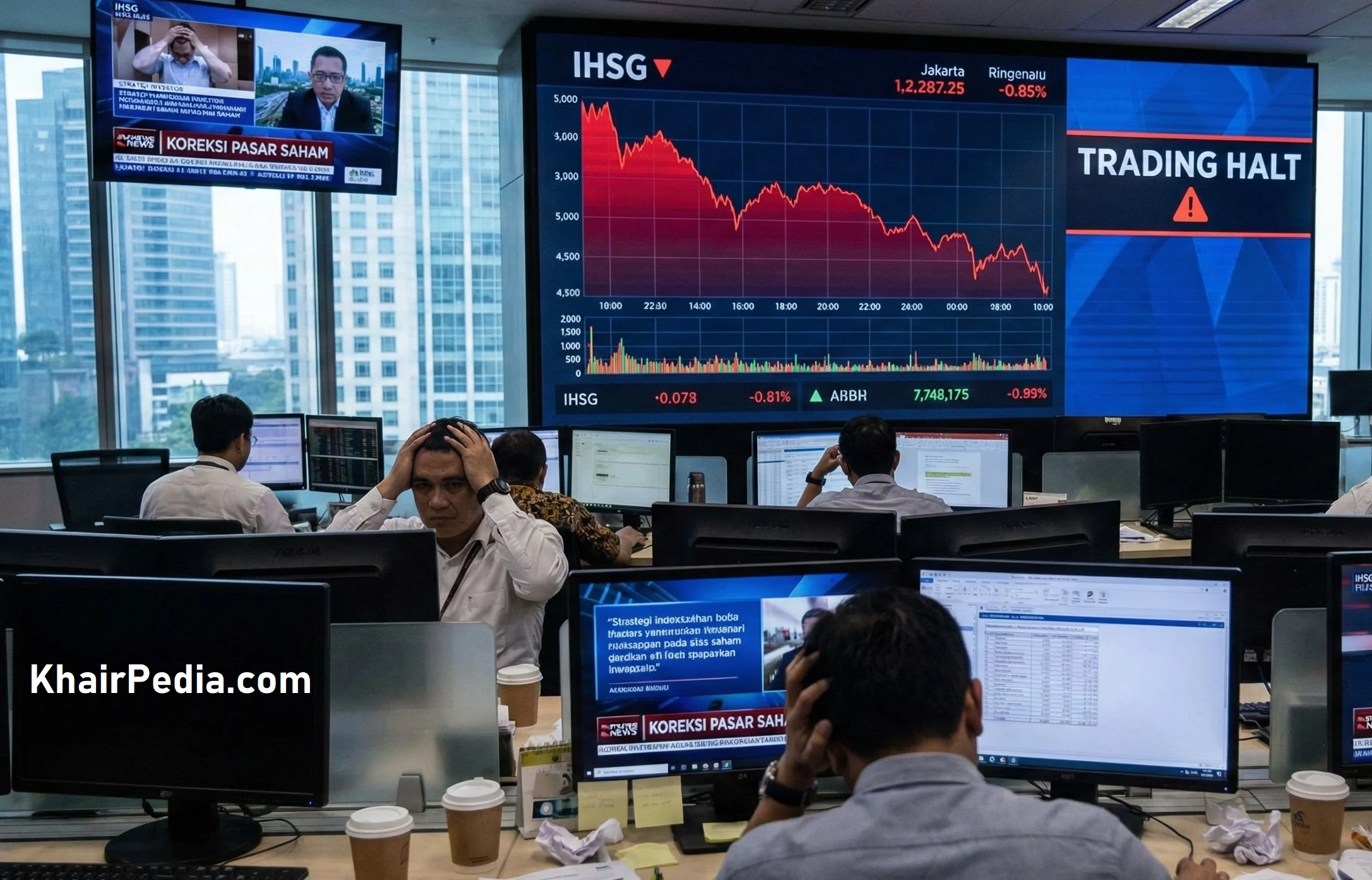 IHSG Anjlok dan Bursa Singapura Melonjak, Pasar Saham Indonesia Menghadapi Tekanan