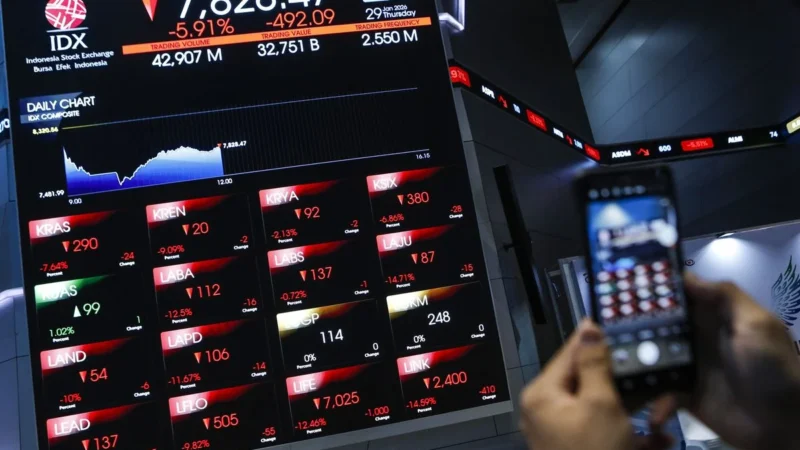 IHSG Melemah ke Level 6.112,770, Aktivitas Perdagangan Saham Aktif