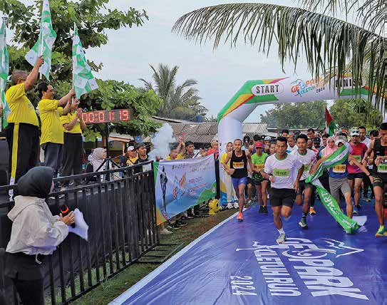 Indonesia Membangun Wisata Olahraga Melalui Seri Lari Geopark 2026-2027