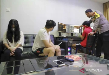 Indonesia Tangkap 228 Warga Vietnam dalam Operasi Judi Online