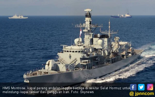 Inggris Perkuat Keamanan Selat Hormuz dengan Pengerahan HMS Dragon