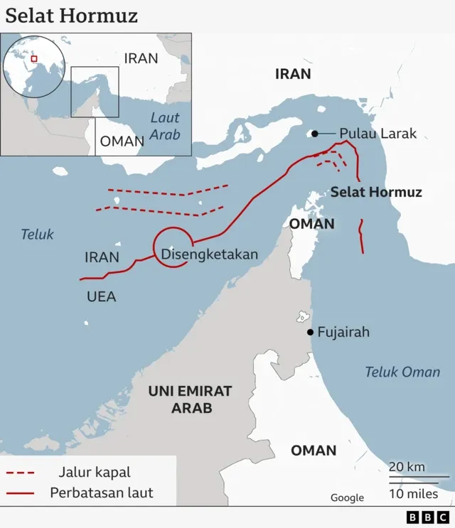Iran Mengincar Kabel Internet di Selat Hormuz: Apa yang Terjadi?