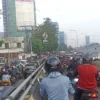 Jalan Amblas di Lenteng Agung, Jakarta Selatan, Macet Panjang Hingga 2 Km