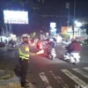 Kemacetan Parah di Jalan Raya Lenteng Agung Akibat Jalan Amblas