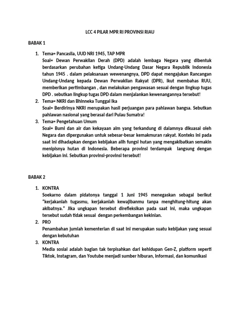 Kontroversi Penilaian LCC MPR 2026: Pelajaran dari Ketidakadilan Prosedural