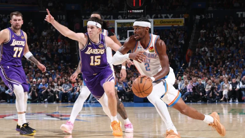 Laga Sengit: Prediksi dan Peluang Taruhan Lakers vs. Thunder dalam Game 4