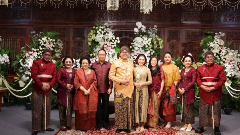 Megawati dan Sri Sultan HB X Hadiri Pernikahan Putra Hasto di Yogyakarta