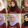 Mengemas Diri dengan Jilbab: 9 Warna yang Kompatibel dengan Baju Burgundy