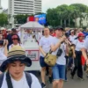 Meriahkan HUT Jakarta ke-499, CFD Pertama di Jalan HR Rasuna Said Dipadati Warga