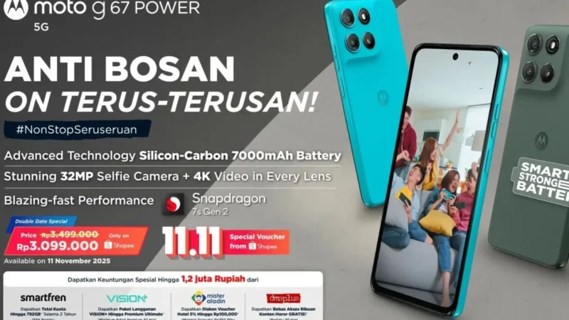 Motorola Luncurkan Moto G37 Power dengan Baterai Jumbo 7.000 mAh