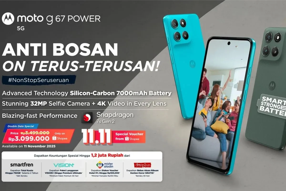 Motorola Luncurkan Moto G37 Power dengan Baterai Jumbo 7.000 mAh