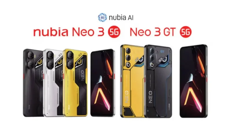 nubia Rilis Duo Gaming Baru di Indonesia: Neo 5 GT dan Neo 5 5G