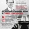 OJK: Investor Selektif Saat Pasar Modal RI Menunjukkan Momentum Yang Tepat