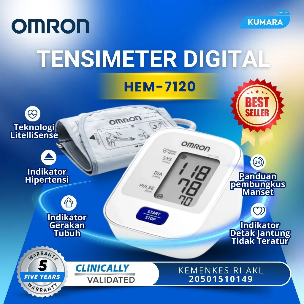 Omron Healthcare Luncurkan Tensimeter Seri EZ dan IQ untuk Deteksi Hipertensi