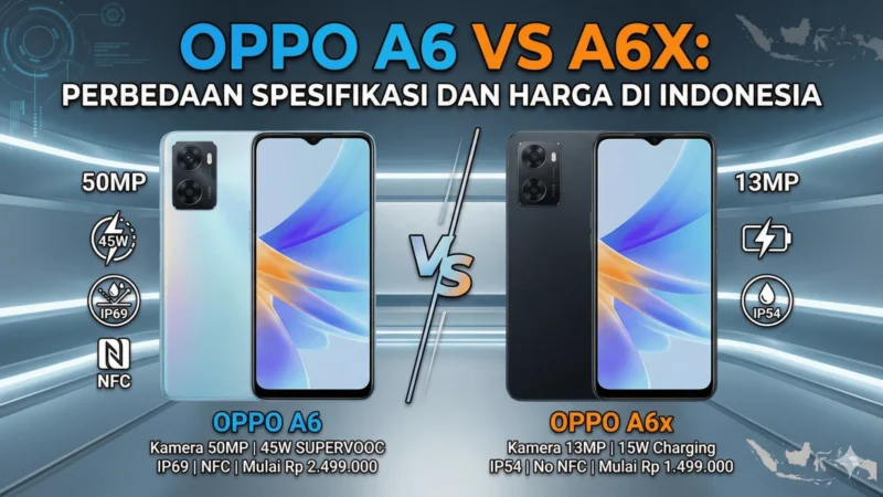 Oppo Luncurkan Ponsel Pintar Murah Seri A6c dan A6x di Indonesia
