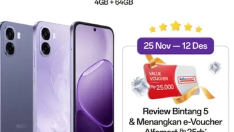 OPPO Tawarkan Ponsel Baterai Jumbo untuk Segmen Entry-Level