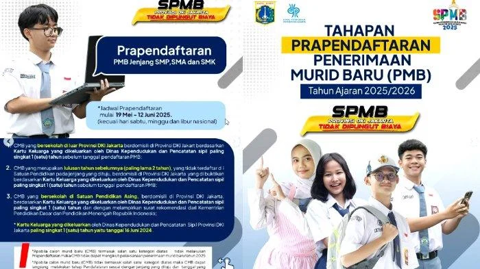 Panduan Lengkap Prapendaftaran SPMB Jakarta 2026 Melalui SIDANIRA