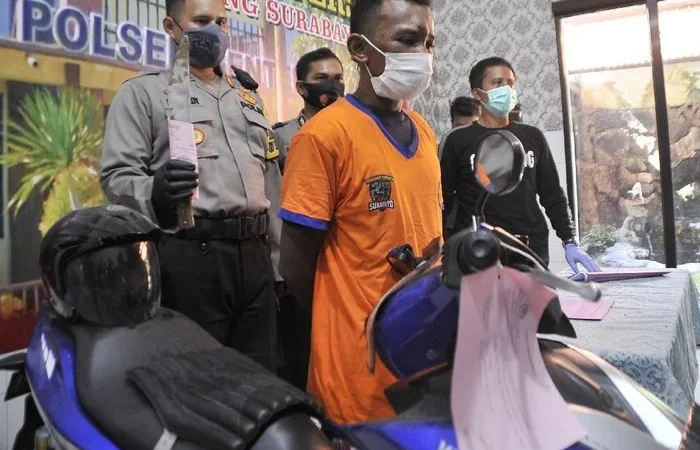 Pemuda Wonogiri Gagalkan Pembegalan di Surabaya, Motor Pelaku Disita Polisi