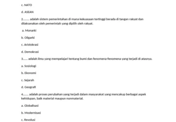 Persiapkan Diri Anda dengan Contoh Soal OSN IPS SMP 2026 dan Jawabannya