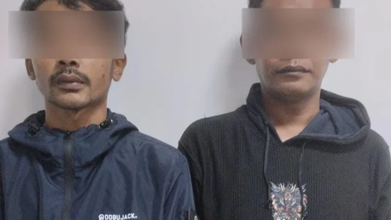 Polisi Tindak Dua Penodong Parang di Medan