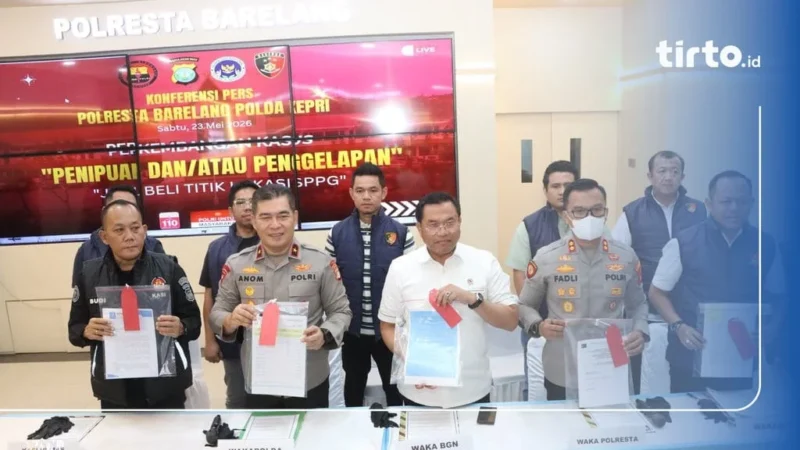 Polisi Usut Kasus Penipuan Jual Beli Lokasi Dapur MBG di Batam, Kerugian Rp400 Juta