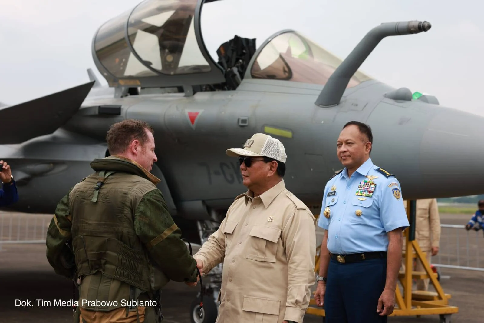 Prabowo Resmi Terima Enam Pesawat Tempur Rafale dan Modernisasi Alutsista TNI